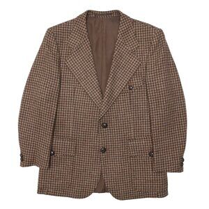 Licona (West Germany) 70s Vintage, Houndstooth Tweed, Countrywear